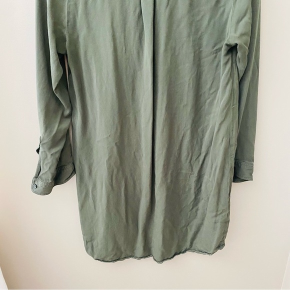 Old Navy Long Sleeve Pullover Dress Green Sz Medium - Picture 3 of 8